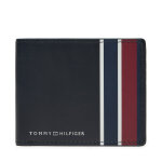 Portefeuille homme petit format tommy hilfiger th corp mini cc am0am12779 bleu marine