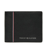 Portefeuille pour homme tommy hilfiger am0am13042 noir