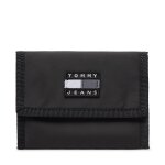 Portefeuille pour homme tommy jeans tjm heritage trifold am0am11714 noir