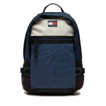 Sac  dos tommy jeans mochila color block con logo engomado de hombre am0am12611 bleu marine