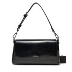 Sac  main calvin klein ck must conv shoulder bag shiny k60k612885 noir