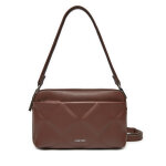 Sac  main calvin klein diamond quilt camera bag w / pkt k60k612907 marron
