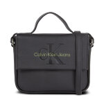 Sac  main calvin klein jeans sculpted boxy flap cb20 mono k60k610829 noir