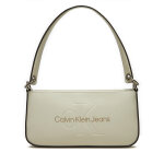 Sac  main calvin klein jeans sculpted shoulder pouch25 mono k60k610679 beige