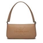 Sac  main calvin klein jeans sculpted shoulder pouch25 mono k60k610679 multicolore