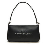 Sac  main calvin klein jeans sculpted shoulder pouch25 mono k60k610679 noir