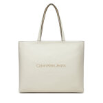 Sac  main calvin klein jeans sculpted slim k60k612222 blanc