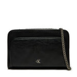 Sac  main calvin klein jeans utility dbl zip camera bag25 k60k613046 noir