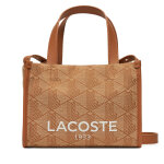 Sac  main lacoste nf4735hk marron