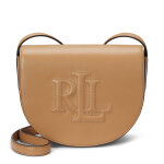 Sac � main lauren ralph lauren witley leather medium embossed logo crossbody bag 431950130008 marron