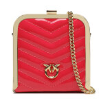 Sac  main pinko box clutch ai 23 - 24 pltt 101514 a15b rouge