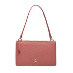 Sac  main tommy hilfiger th refined shoulder bag mono aw0aw15975 rose