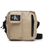 Sacoche calvin klein jeans utility pocket crossbody bag iu0iu00448 marron