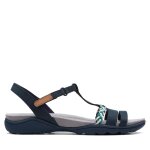 Sandales clarks amanda tealite 26171128 bleu marine