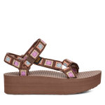 Sandales teva flatform universal crochet 1150210 marron