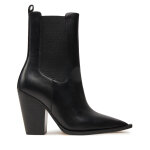 Santiags michael kors leni leather boot 40t4lnhe5l noir
