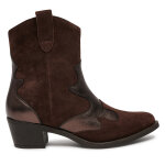 Santiags unisa grette bs mec marron