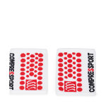 Set de chouchous pour poignet compressport sweatbands 3d. dots wstv2 blanc