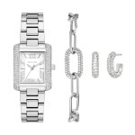 Set montre, bracelet et boucles d'oreilles michael kors emery mk4839set argent
