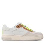 Sneakers calvin klein jeans basket cupsole fluo contrast yw0yw00920 blanc