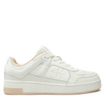 Sneakers calvin klein jeans basket cupsole low mix yw0yw01650 blanc