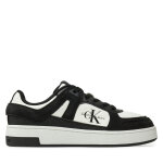 Sneakers calvin klein jeans basket cupsole low ml mix yw0yw01579 noir