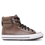 Sneakers converse chuck taylor all star berkshire boot a04810c marron