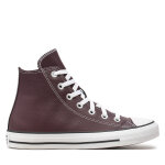 Sneakers converse chuck taylor all star faux leather a08639c marron