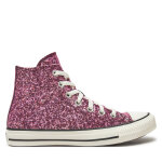 Sneakers converse chuck taylor all star glitter a11137c rose