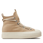 Sneakers converse chuck taylor all star lift platform a06494c beige
