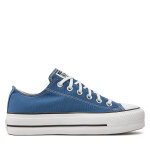 Sneakers converse chuck taylor all star lift platform a08289c bleu marine