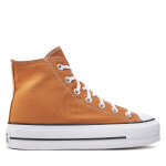 Sneakers converse chuck taylor all star lift platform a11537c orange