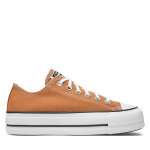 Sneakers converse chuck taylor all star lift platform a11540c orange