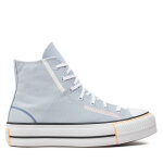 Sneakers converse chuck taylor all star lift platform color pop a07596c bleu