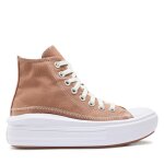 Sneakers converse chuck taylor all star move a04672c marron