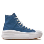 Sneakers converse chuck taylor all star move platform a09395c bleu