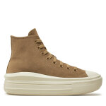 Sneakers converse chuck taylor all star move platform a11145c marron