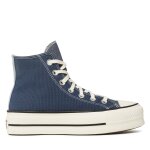 Sneakers converse ctas lift hi a03821c bleu marine