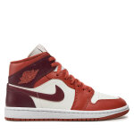 Sneakers nike air jordan 1 mid bq6472 200 marron