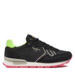 Sneakers pepe jeans brit neon w pls40011 noir
