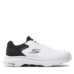 Sneakers skechers go walk 7 - cosmic waves 125215 / wbk blanc