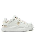 Sneakers tommy hilfiger low cut lace - up sneaker t3a9 - 33749 - 1355 s blanc