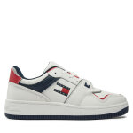 Sneakers tommy hilfiger retro basket em0em01463 blanc