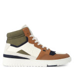 Sneakers tommy hilfiger th basket better midcut lth mix fm0fm04793 marron