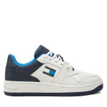 Sneakers tommy jeans basket leather em0em01434 bleu marine
