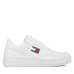 Sneakers tommy jeans tjm retro basket ess em0em01395 blanc