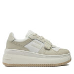 Sneakers tommy jeans tjw retro basket flatform velcro en0en02573 �cru