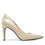 Talons aiguilles calvin klein heel pump 90 - brush l hw0hw02263 beige
