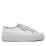 Tennis superga multicolor beads 2740 s4131fw blanc