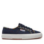 Tennis superga multicolor beads 2750 s31352w bleu marine